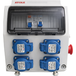 Atole Coffret De Chantier Monophasé 4 Prises NF 2P+T 50Hz 16A NF 250V 9 Modules