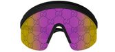 Gucci GG1477S - Lunettes de soleil femme noir masques rose 99mm