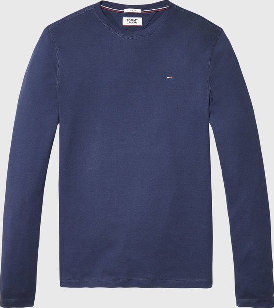 Tommy Hilfiger Original Rib Longsleeve T-shirt - Navy - Men's S