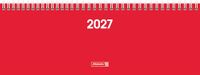 BRUNNEN 1077261017 Querterminbuch Mod. 772 2027 297×105 mm, Karton, rot