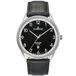 Dugena 4461241 Montre Homme Quartz Slim Line Noir/Argenté