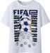 Nkmasekel NAME IT Jongens T-shirt NKMASEKEL FIFAE SS NREG TOP BOX VDE - Maat 146/152 - Katoen - Wit