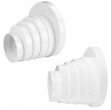 AirRoxy Réducteur de conduit rond - Multipièces, asymétrique, diamètre 80-150 - RX 02-504