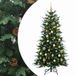 vidaXL Sapin de Noël artificiel 150 cm 150 LED Blanc chaud PE & PVC