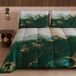PETTI Artigiani Italiani Winterdekbed 220 × 260 cm, Smaragdgroen marmer