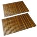 VidaXL Badmat Acaciahout Bruin 80 x 50 cm 2 stuks