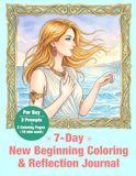 7-Day New Beginning Coloring & Reflection Journal: Create Change & Move Forward
