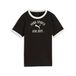 PUMA Varsity Relaxed T-shirt, Zwart, Maat 9-10Y