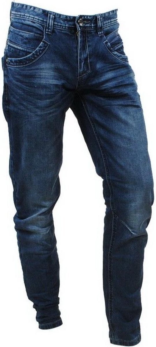 Cars Jeans Heren BLACKSTAR Tapered Fit Stone Albany Wash - Maat 34/34