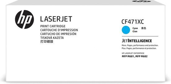 HP 657X LaserJet Original Contract Toner Cartridge Cyaan High Yield