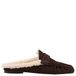 Steve Madden Rafe-F suède slippers - donkerbruin