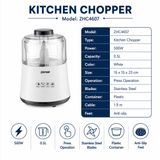 ZHC Keukenhakker - 500 W - 0,5 litre - Blanc