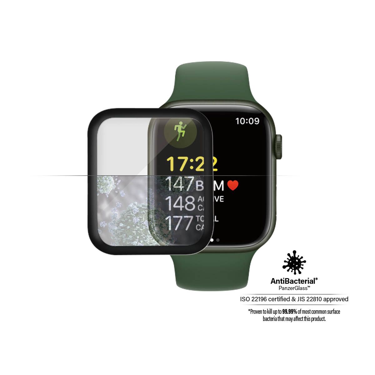 Panzerglass PG Apple Watch 7 40mm Black