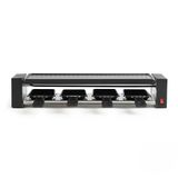 Onli Racletteapparaat voor 4 personen ON1011N – 800 W, afneembare grill, 42 x 11 cm