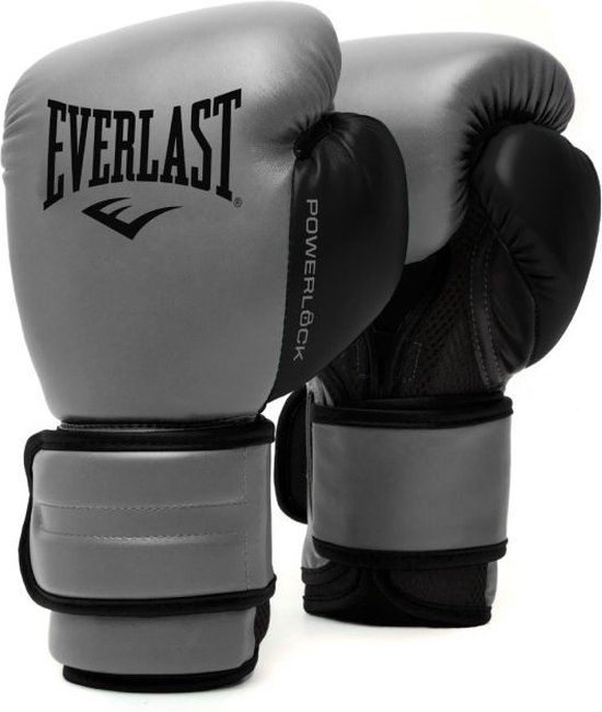 Everlast Powerlock 2r Training Glove Charcoal - 16 oz
