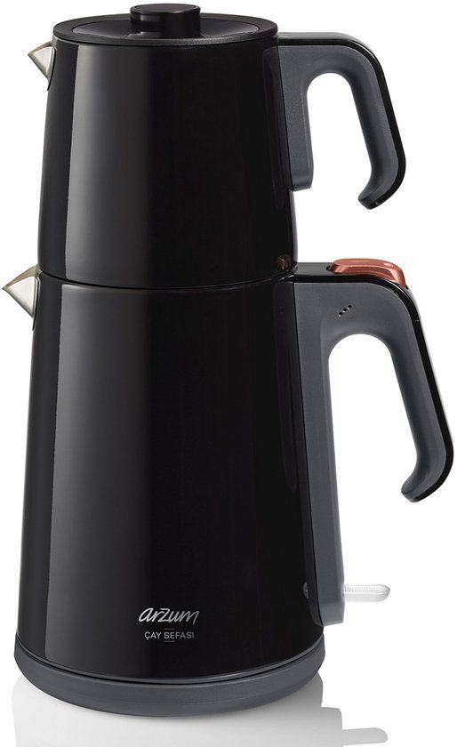 Arzum Elektrische Theepot AR3080-0100 | Zwart - 3L - 1650W