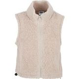 Urban Classics Ladies Short Sherpa Vest - gebroken wit