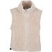 Urban Classics Ladies Short Sherpa Vest - gebroken wit