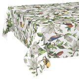 Wasdoek ANRO Tafelkleed Kolibrie Meerkleurig 180x140cm Rechte rand Afwasbaar Waterafstotend Binnen & Buiten