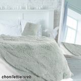 EUROFIRANY Zachte Pluche Plaid Lettie 200x220 cm - Luxe Woondeken