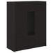 VidaXL Dressoir met laden en deuren, zwart, eikenlook, 73x31x90 cm
