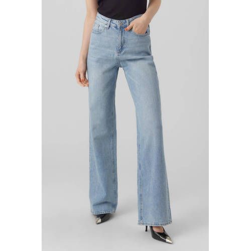 VERO MODA VMTESSA High Waist Loose Fit Jeans - Blauw