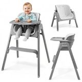 Moby-System NOXI Opvouwbare Kinderstoel 3-in-1 Grijs