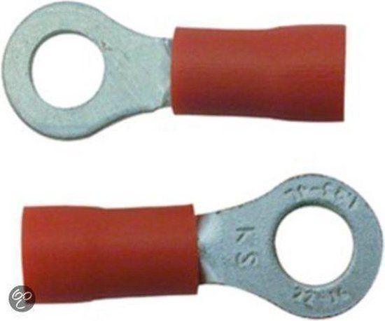 Skandia Kabelschoenen M5 - Rood - 10 Stuks
