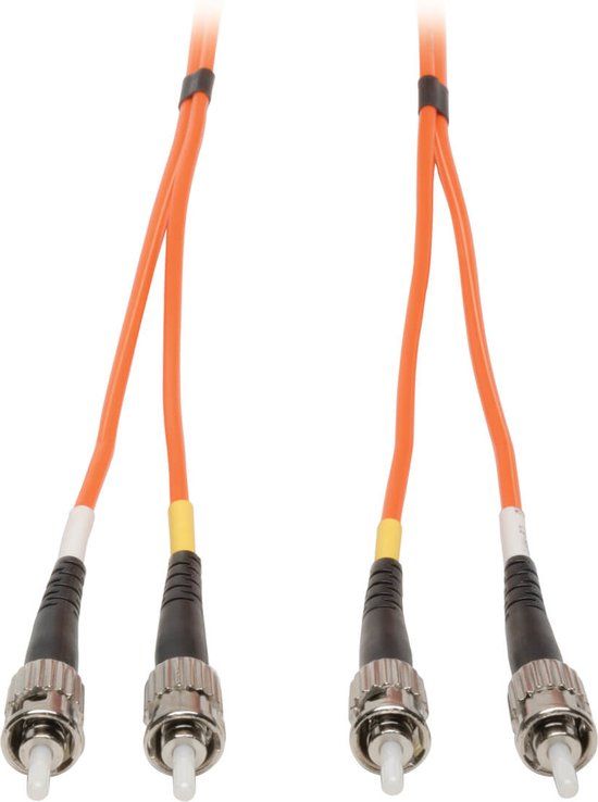 Tripp Lite N302-15M InfiniBand en Glasvezelkabel 2x ST OFNR Oranje