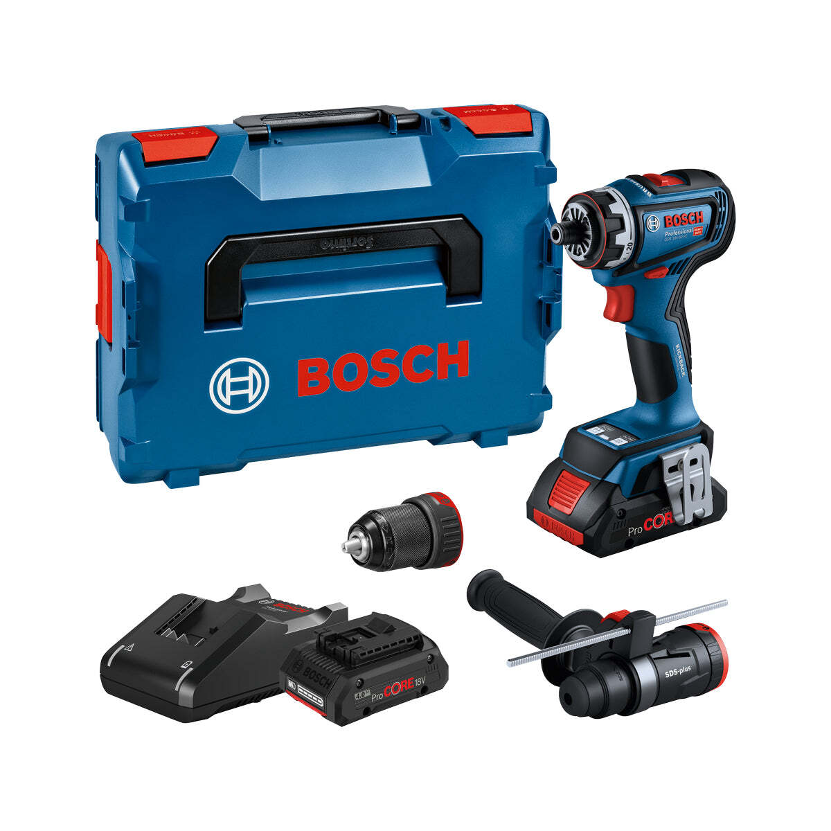 Bosch GSR 18V-90 FC Accu Schroefboormachine 18V 4.0Ah in L-Boxx - 06019K6205