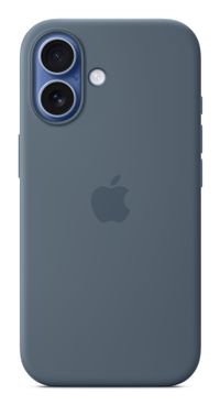 Apple iPhone 17 Anchor Blue Silicone Case with MagSafe