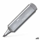 Faber-Castell Textliner 46 Fluorescerende Markeerstift Zilverachtig 10 Stuks