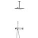 hotbath Gal Complete thermostatische douche InBouwSet Gal met 2 pushbuttons met Plafondbuis Chroom IBS41CR2