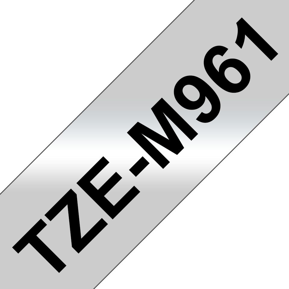 Brother TZe-M961 Labelprinter Tape Zilver