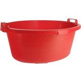 Lockweiler cuve à linge 75 cm/60 L rouge poignées sur pied