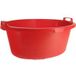 Lockweiler cuve à linge 75 cm/60 L rouge poignées sur pied