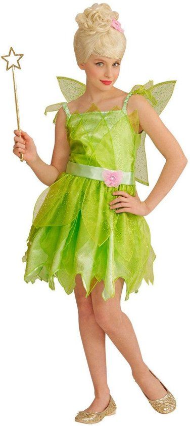 Widmann Elfen Feeen & Fantasy Kostuum Fee Qula Meisje Maat 140 Carnaval kostuum Verkleedkleding