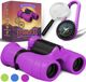 Jumelles pour enfants, 8x21, avec loupe et boussole - Cadeau parfait
