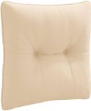 vidaXL Coussin de dossier PUTTEN 100% Polyester Crème 40 x 40 x 10 cm