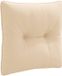 vidaXL Coussin de dossier PUTTEN 100% Polyester Crème 40 x 40 x 10 cm