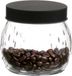 Urban Living Voorraadpot Mora - 1L - Glas - Zwart