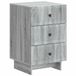 vidaXL Nachtkastje Grijs sonoma 43 x 41 x 66,5 cm Bewerkt hout