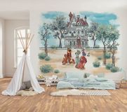 Komar Fotobehang - Disney Lady and the Tramp Sweet Home 300x250cm - Vliesbehang