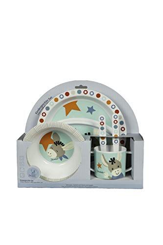 Sterntaler Kinderservies Emmi - Lichtblauw/Meerkleurig