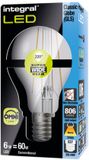 Integral LED Lamp Filament Standaard E27 7.3W 806lm 2700K