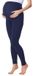 Be Mammy Dames Zwangerschapsleggings - Lang - Katoen - Elasthan - Yogabroek - Marineblauw - S