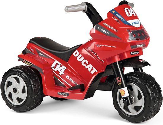 Peg Pérego Ducati Mini Evo - Rood - 15 kg - 1-4 jaar