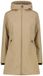 CMP Dames Parka met Vaste Capuchon - Polyester - Cookie - Maat 44 - Waterdicht - Winddicht - Herfst/Winter 2026