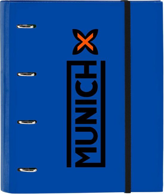 Ringmap Munich Submarine - 27 x 32 x 3.5 cm - Elektrisch blauw