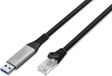 Digitus USB, USB 3.2 Gen 1 (USB 3.0) Adapterkabel [1x USB, USB 3.2 Gen 1 (USB 3.0) - 1x RJ45, RJ45-stekker] AK-300600-050-S 5 m